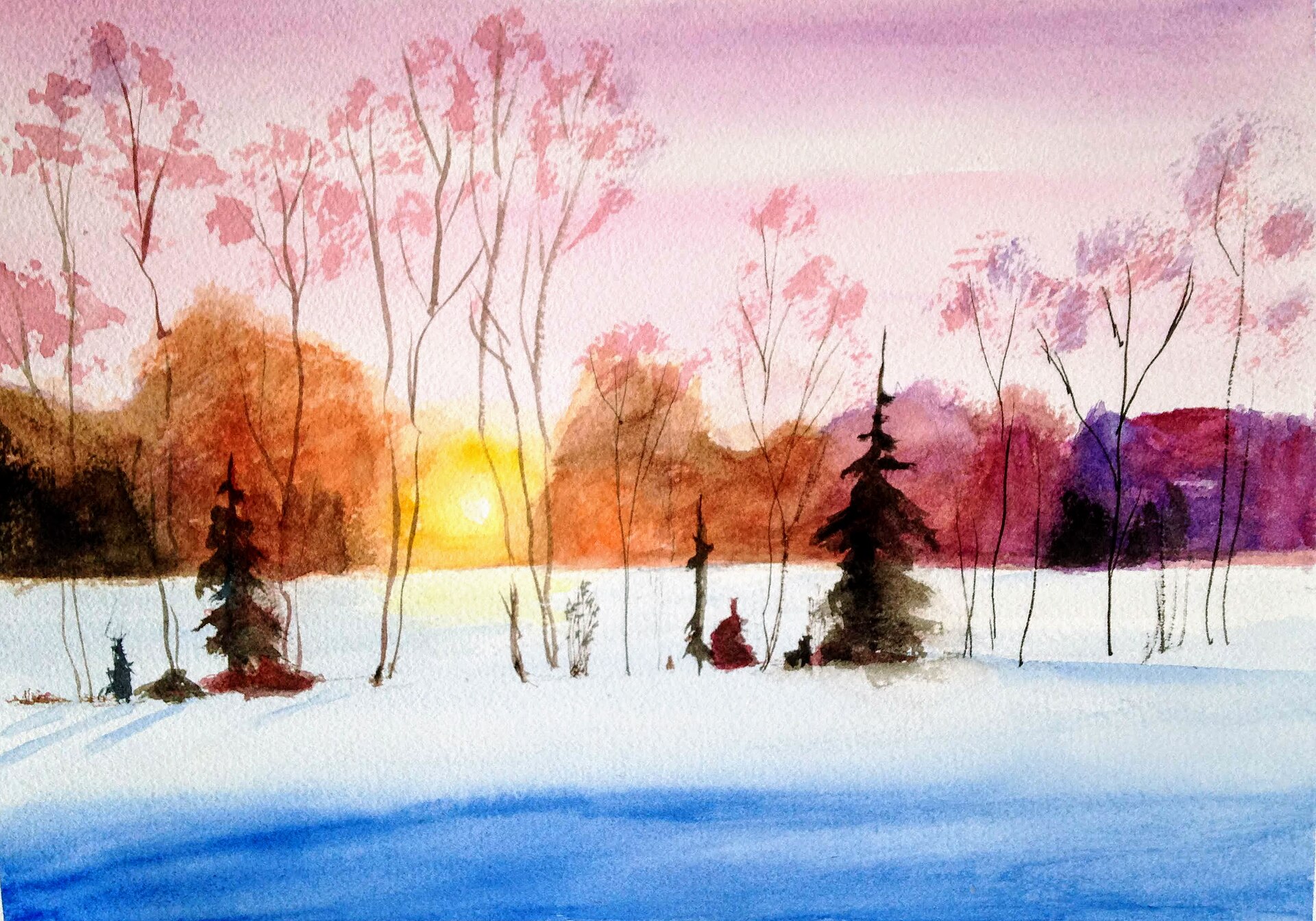 Winter sunset with trees and snow -- 24 of 33.jpg